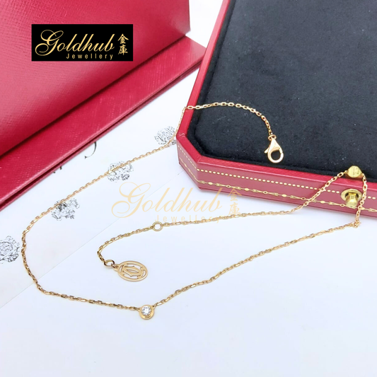 Cartier D'amour Pendant, Diamond, Small Model in Rose Gold