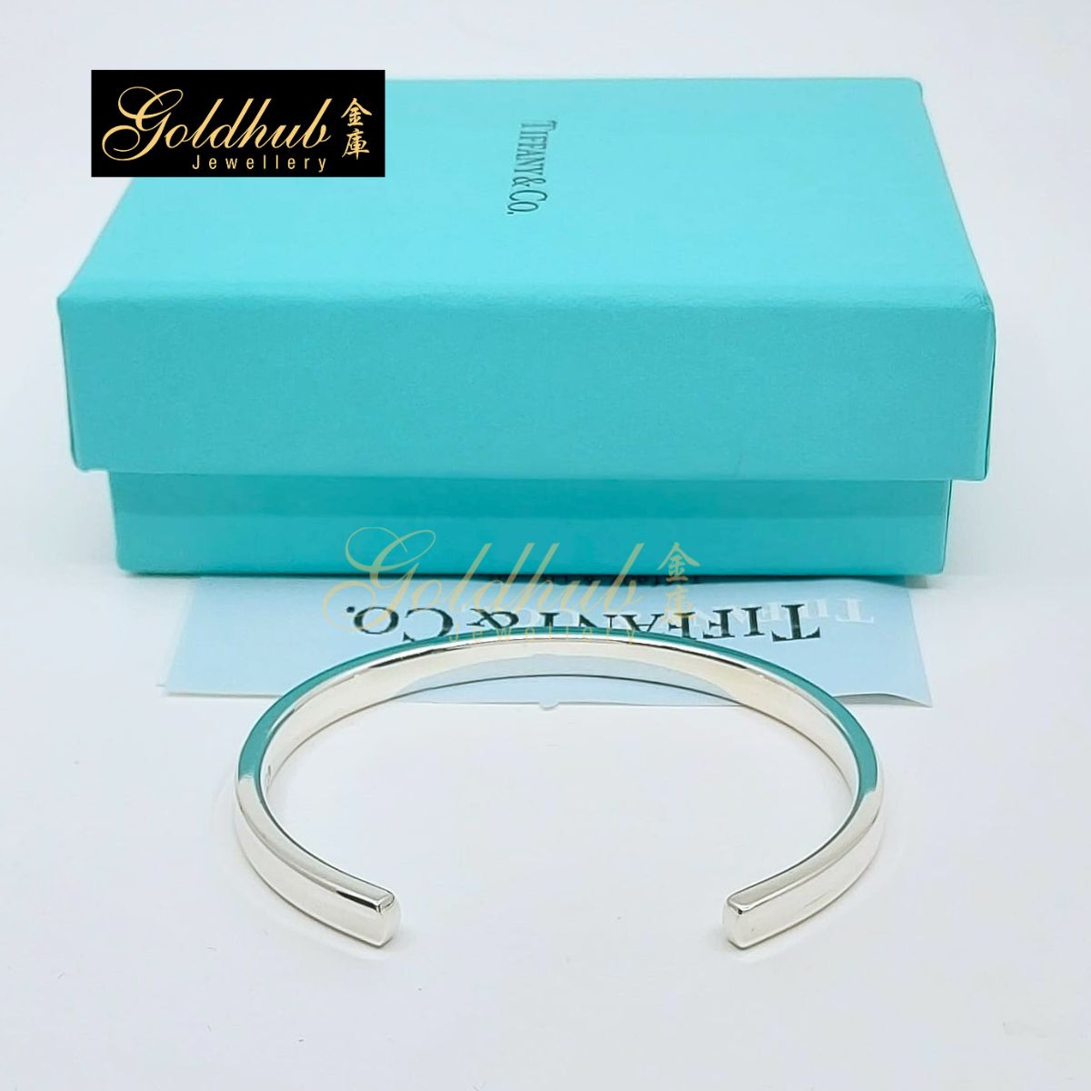 Tiffany & Co 1837 Cuff Bangle in 925 Silver