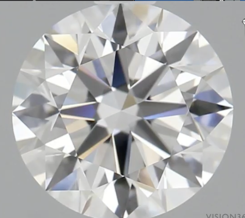 1.35 Carat F VS1 Round Cut Diamond 5496543977