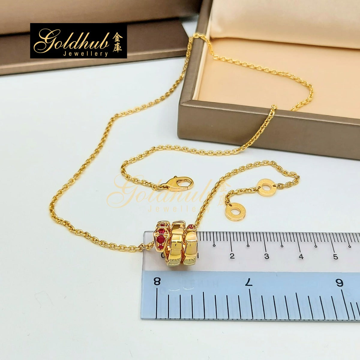 Bulgari Serpenti Viper Necklace, Chinese New Year Special Edition, Rubies in Rose Gold