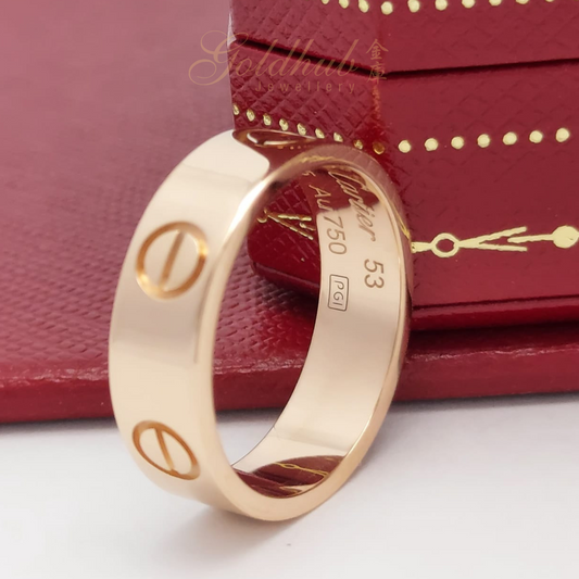 Cartier Love Ring in Rose Gold